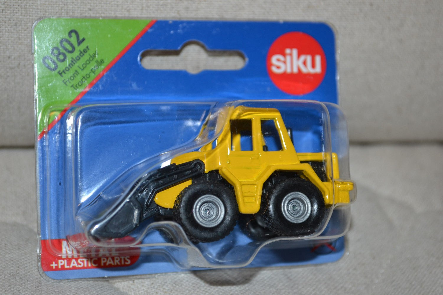 Hjullastare Gul Frontlastare Siku 0802 6,5cm Ny