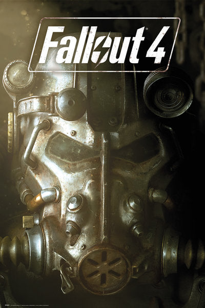 Fallout 4 Mask Cover Front Poster Maxi 61*91,5cm Ny Se Hit!