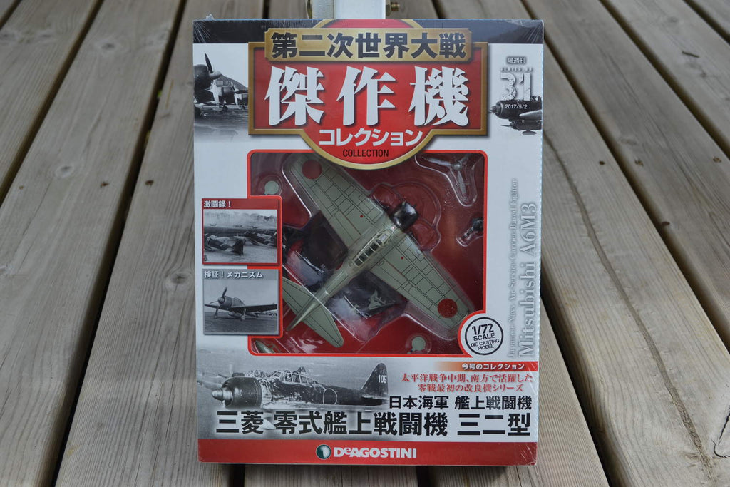 Mitsubishi A6M3 Hamp "Zero" Japan 1:72 DeAgostini (Flygplan WW2) Ny