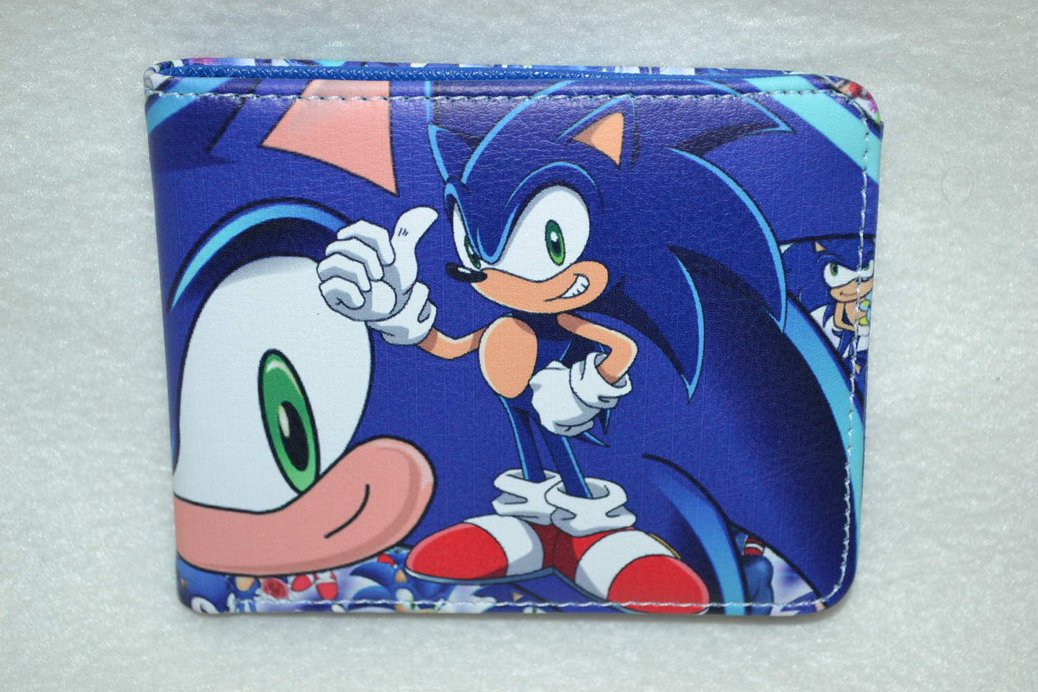 Sonic the Hedgehog Sega Blå Börs Plånbok (11*9cm) Ny