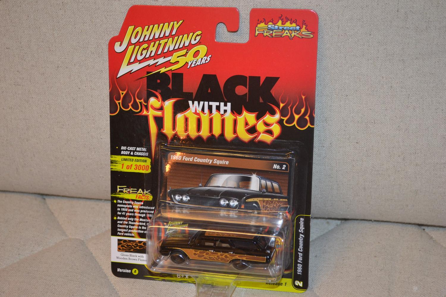1960 Ford Country Squire 1:64 Johnny Lightning (Street Freaks 13A) 7cm Ny