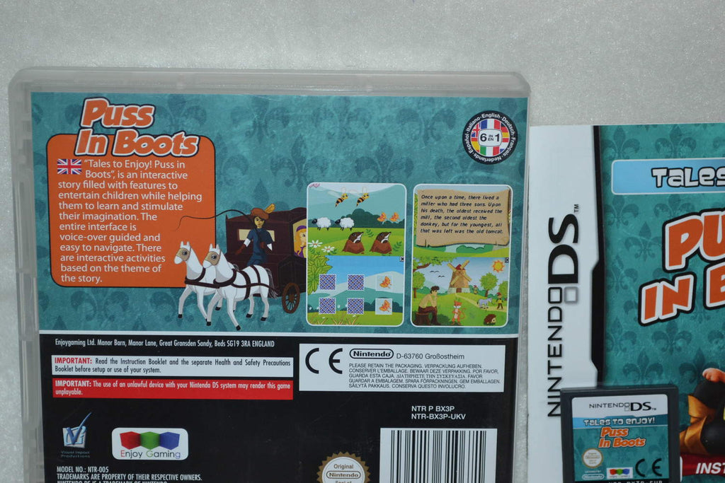 Puss In Boots - Tales To Enjoy NDS Nintendo DS Fint Skick