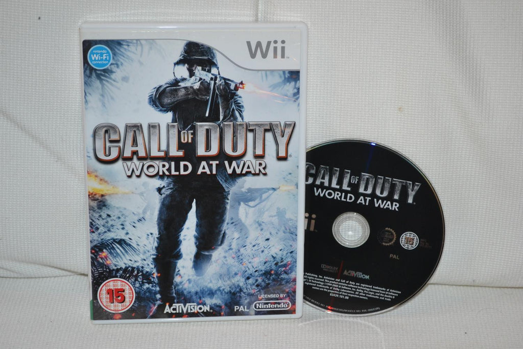 Call of Duty World at War Wii Nintendo (Utan Manual) Fint Skick