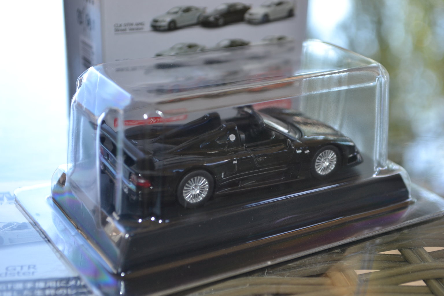 CLK GTR Roadster Mercedes-Benz 1:64 KYOSHO Japan Svart Metal