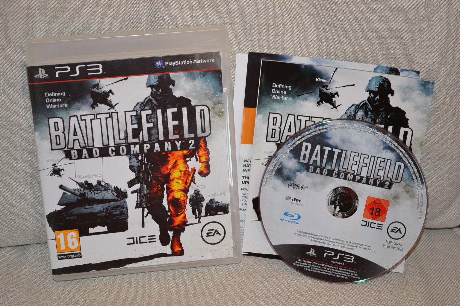 Battlefield: Bad Company 2 PS3 Playstation 3 Komplett Fint Skick