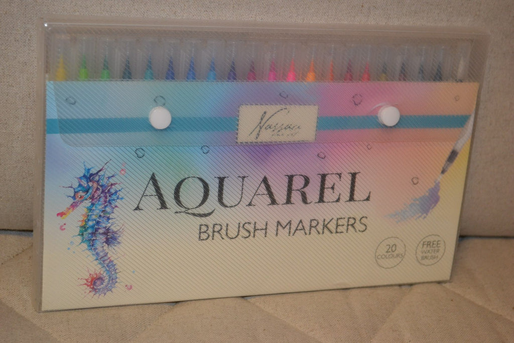 20st Aquarel Brush Markers 20st Nassau Akvarell & Pensel Ny