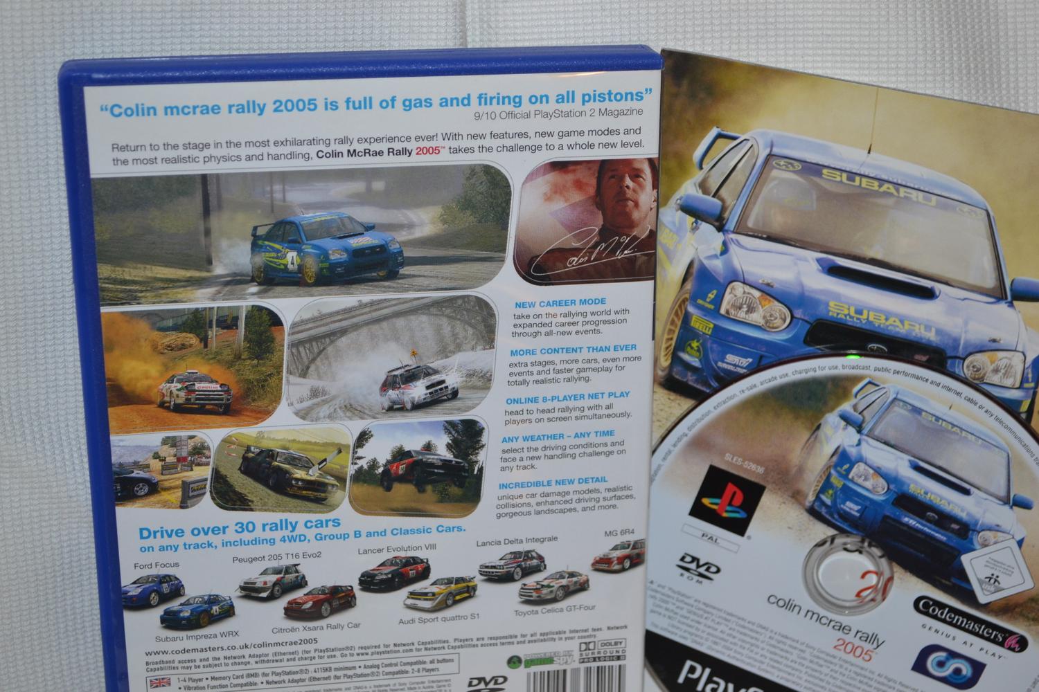 Colin McRae Rally 2005 PS2 Playstation 2 Komplett Fint Skick