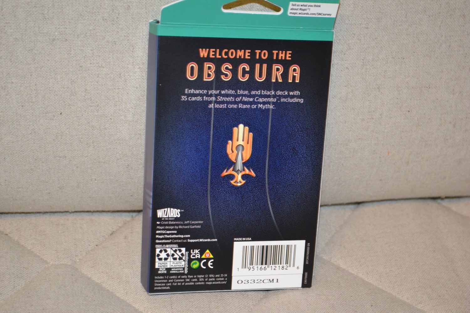 The Obscura Blå Theme Booster MTG Streets of New Capenna ENG Ny