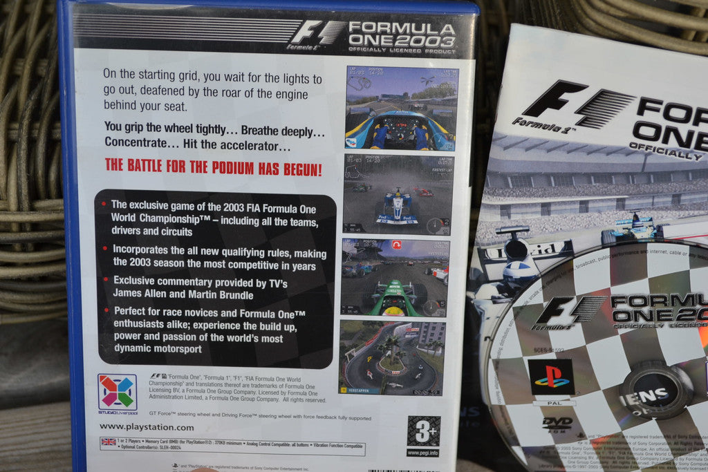 Formula One 2003 F1 PS2 Playstation 2 Komplett Fint Skick