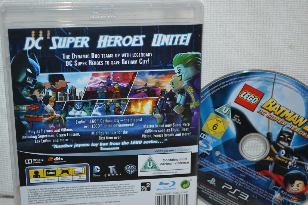 LEGO Batman 2 DC Super Heroes PS3 Playstation 3 (Utan Manual) Fint Skick