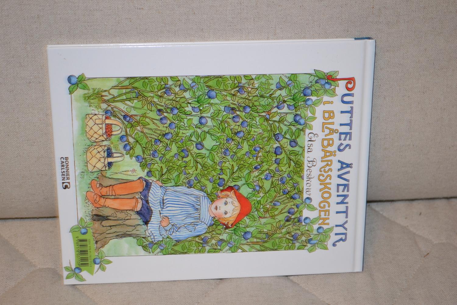 Puttes Äventyr i Blåbärsskogen Elsa Beskow 2022 Bonnier Carlsen Ny