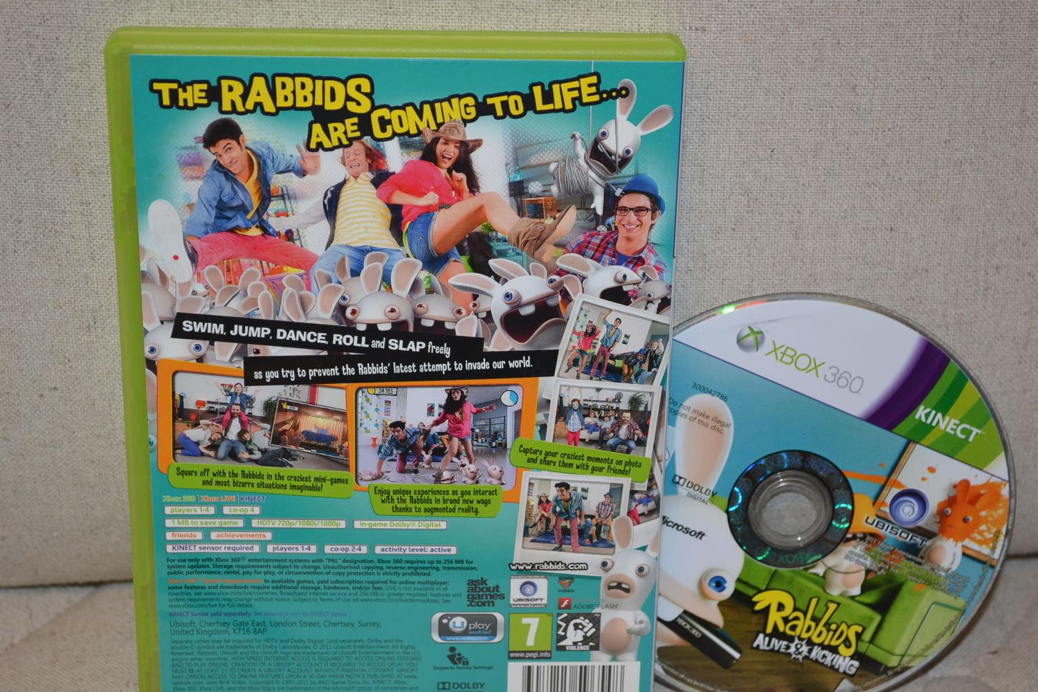 Rabbids: Alive and Kicking Xbox 360 Fint Skick