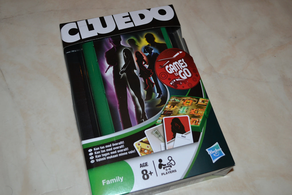 Cluedo "Games to Go" Portabelt Spel Hasbro Ny
