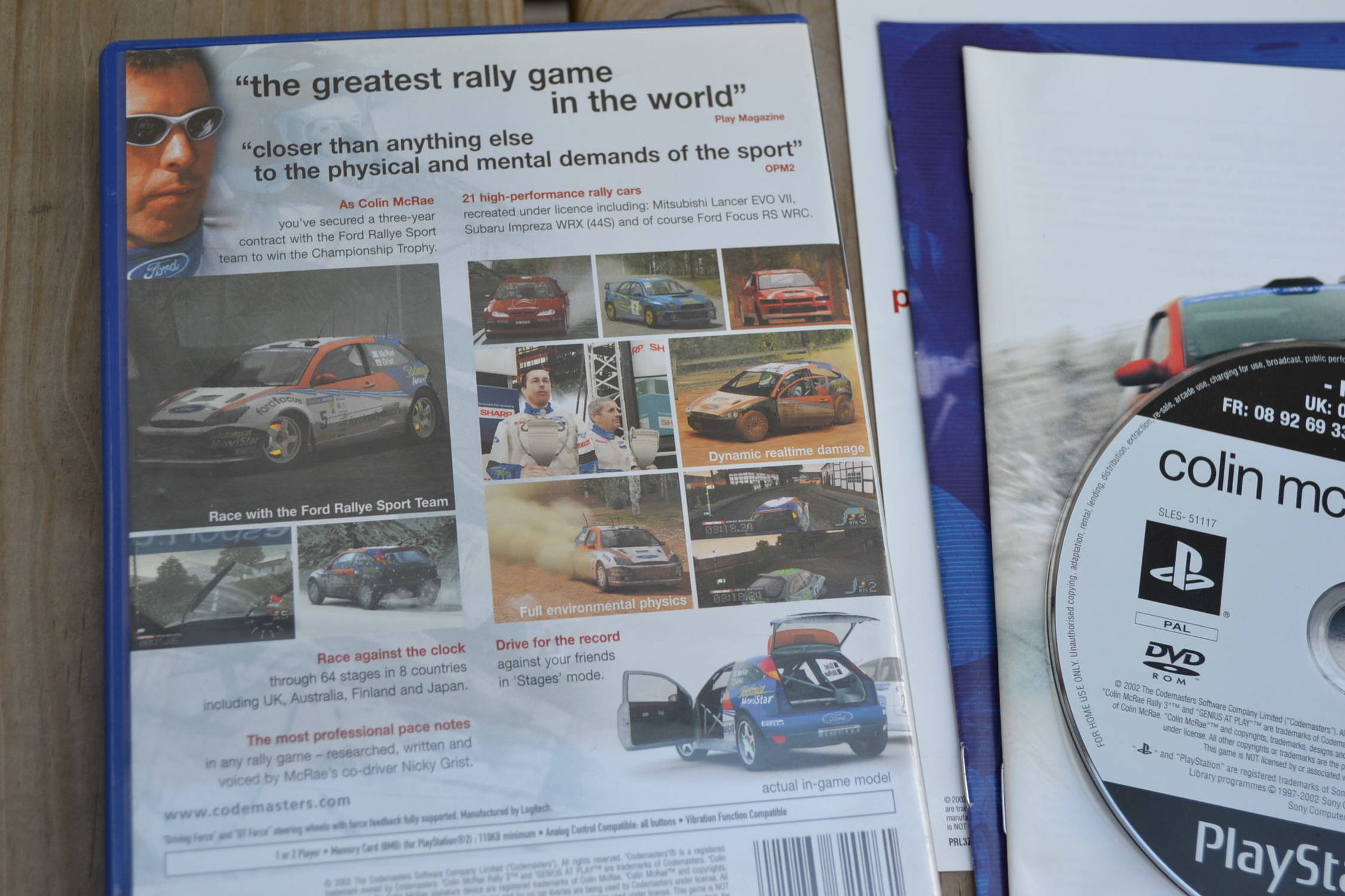 Colin McRae Rally 3 PS2 Playstation 2 Komplett Fint Skick