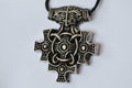 Mjölnir Kors Hiddensee Tyskland Halsband Viking Tenn Handgjord Smycke 4,5cm Ny