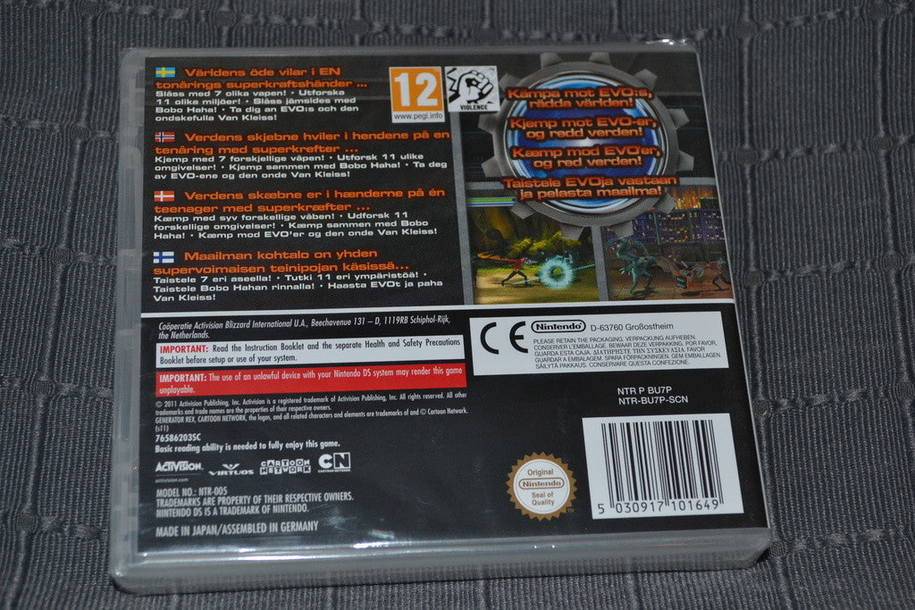 Generator Rex: Agent of Providence Nintendo DS NDS Ny Inplastad