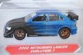 2002 Mitsubishi Lancer Evolution 7 Blå 1:64 Jada Toys (JDM T