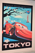 Grand Prix Tokyo fr. Bilar 2 Tokyo Blixten Mcqueen Canvas 30*40cm Ny