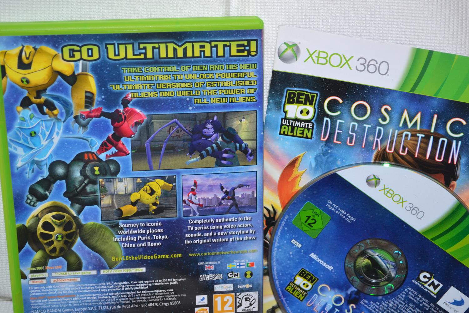 Ben 10 Ultimate Alien Cosmic Destruction Xbox 360 Komplett Fint Skick