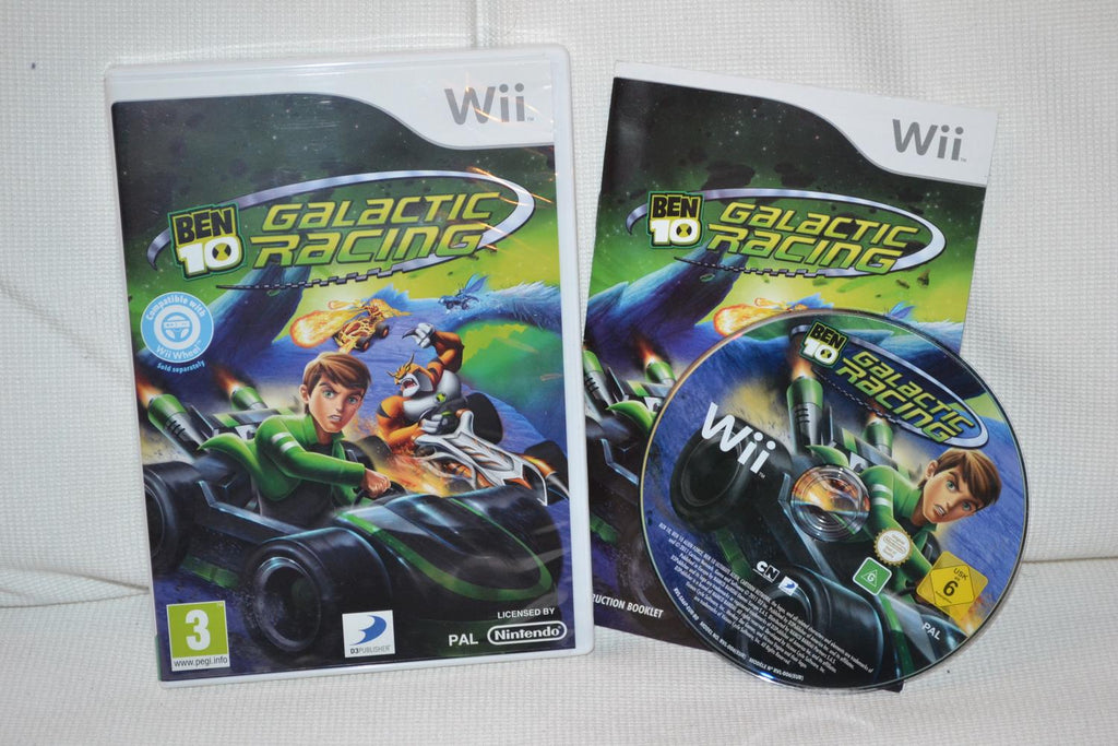 Ben 10 Galactic Racing Wii Nintendo Komplett Fint Skick