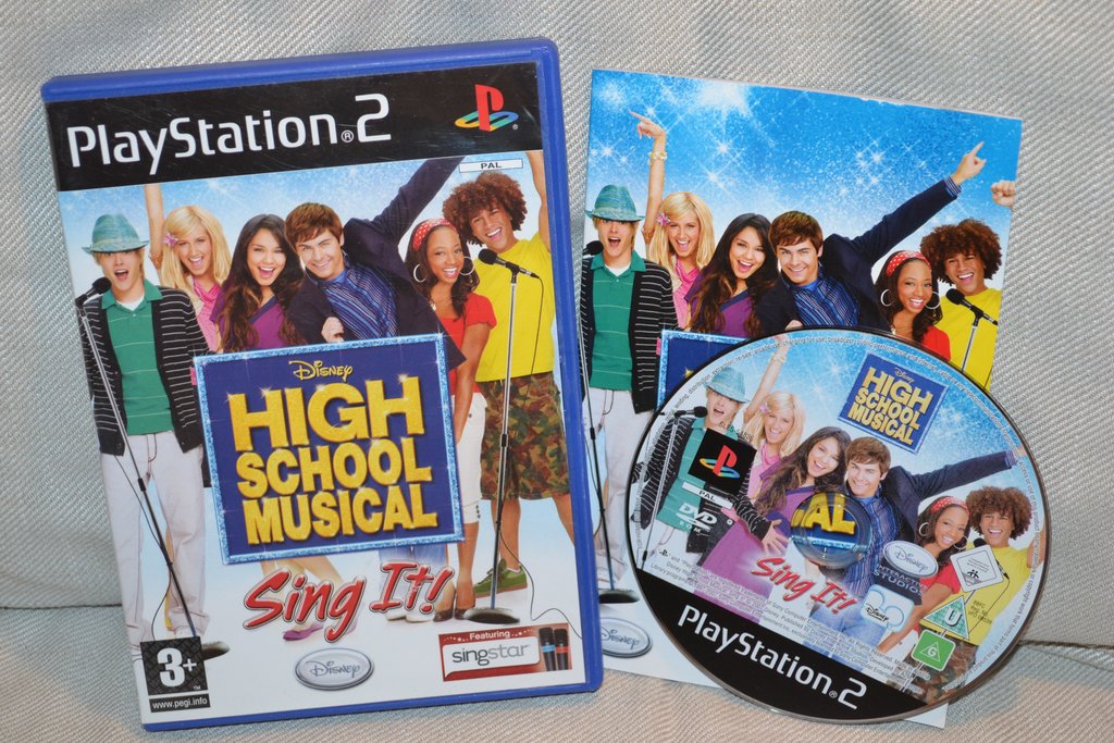 High School Musical Sing it! PS2 Playstation 2 Komplett Fint Skick