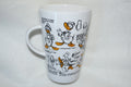Kalle Anka Ritningar "85år" Mugg (Lattemugg) Disney Donald Duck 4,5dl Ny