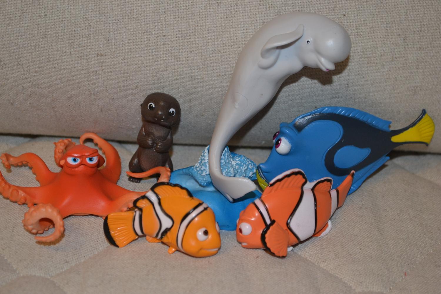 Hitta Nemo 6st Figurer 5-10cm Disney Ny