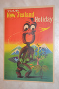 Your New Zealand Holiday Ursprungsbefolkning Resa Poster Affisch 30*42cm Ny