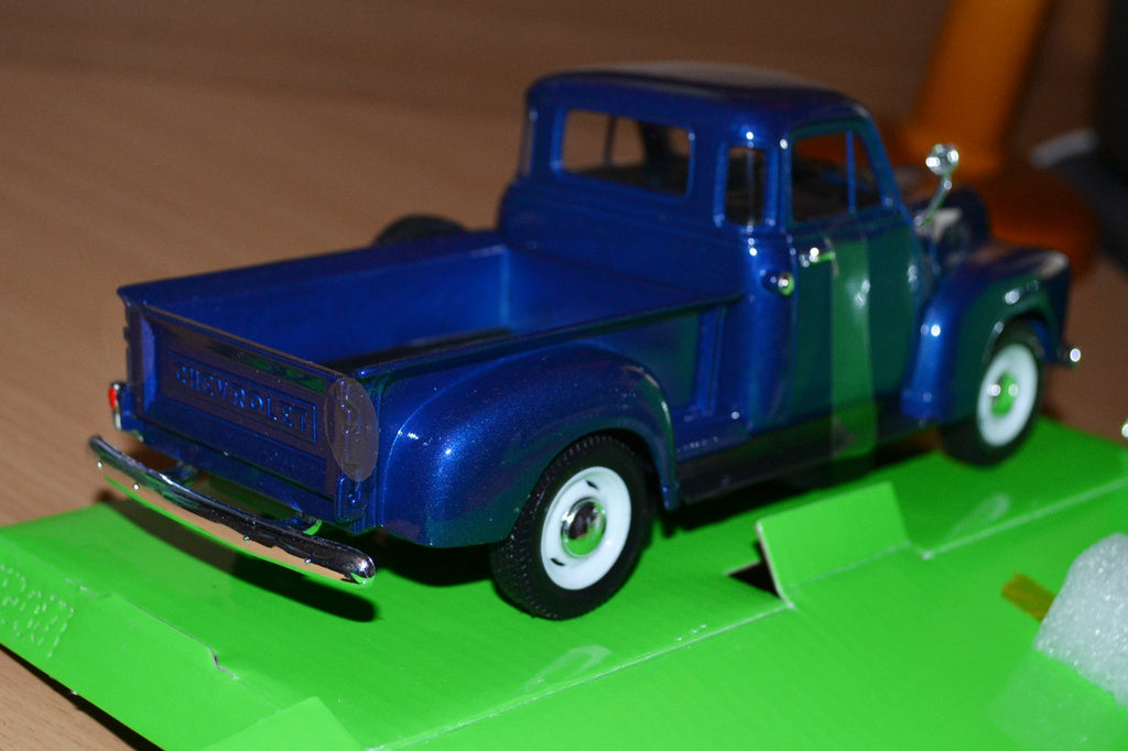 Chevrolet 3100 Pickup fr. 1953 Blå 1:24 Welly Nex Ny