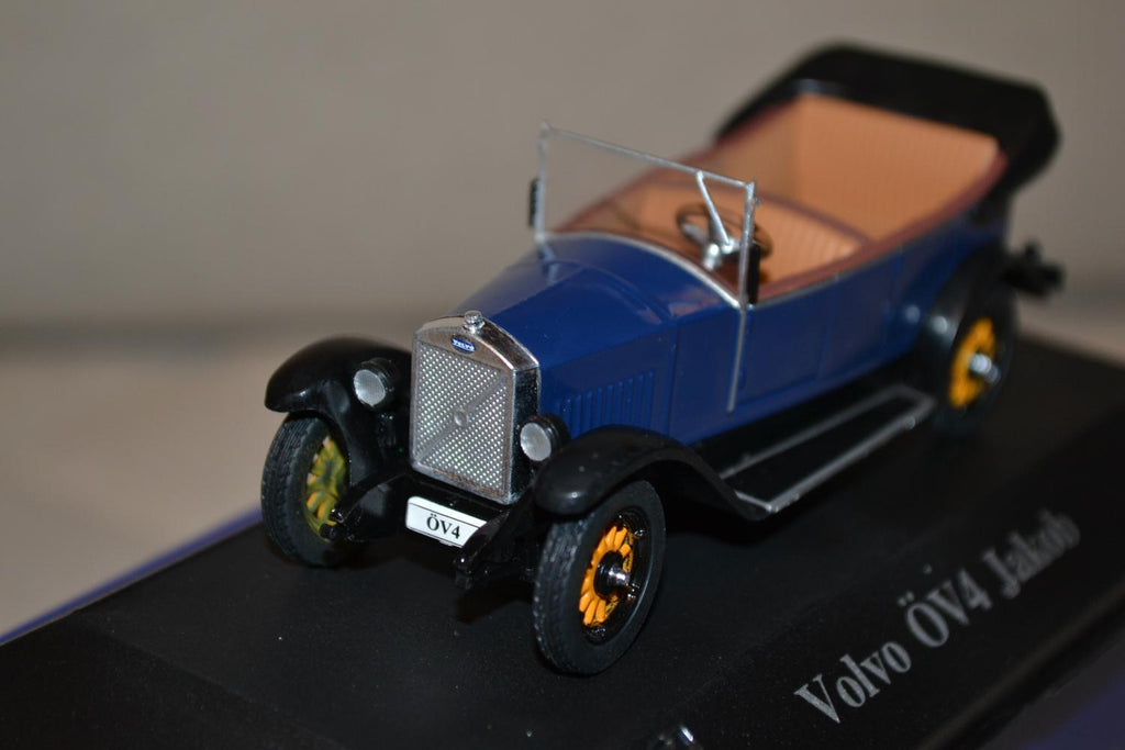 Volvo Öv4 Jakob 1927-1929 Svart/Blå 1:43 Editions Atlas 9,5cm Ny