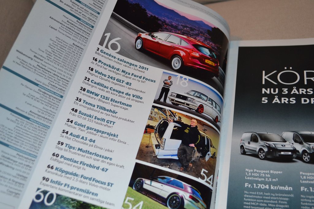 Genéve, A3, V60, Saabs nya look, 12 sidor tillbehör mm (Bils