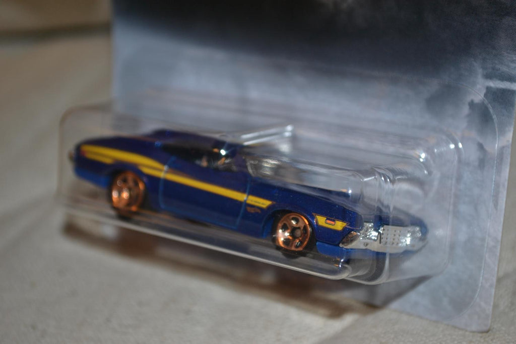1972 Ford Gran Torino Sport Blå Hot Wheels 1:64 (Stars & Stripes USA) 7-8cm Ny