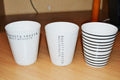 Set 3st Muggar Rakastu Arkeen (Förälskad) Vit Lattemug/Te 3dl Koti 10*9cm Ny