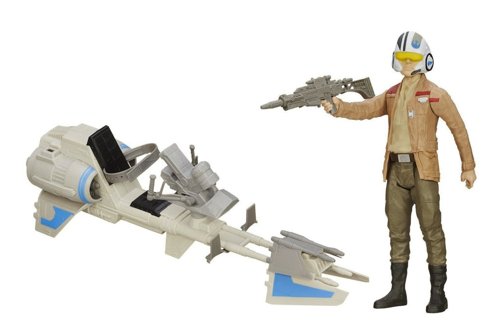 Poe Dameron med Speeder Bike 12" 30cm Star Wars Episode VII