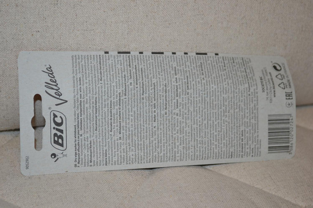 4st Whiteboard Pennor Velleda (BIC, 9052903) Liten Tipp Ny