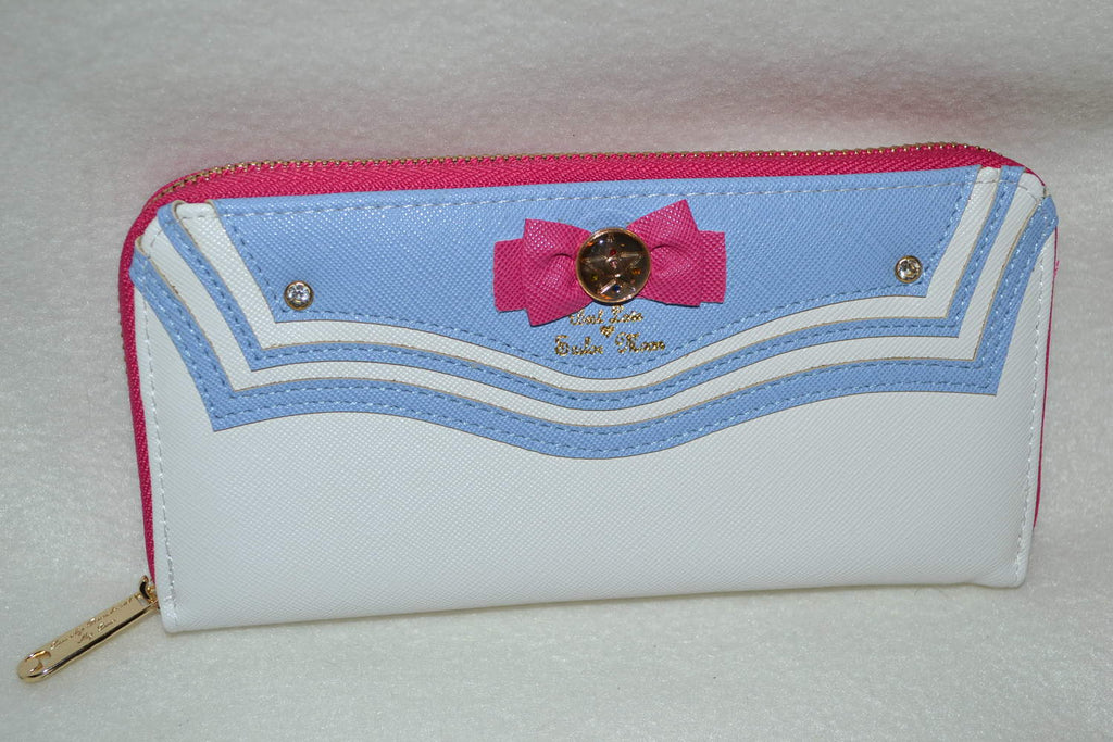 Annie Tsukino Anime Sailor Moon Dräkt m. Rosett Stor Börs Plånbok (19*10cm) Ny