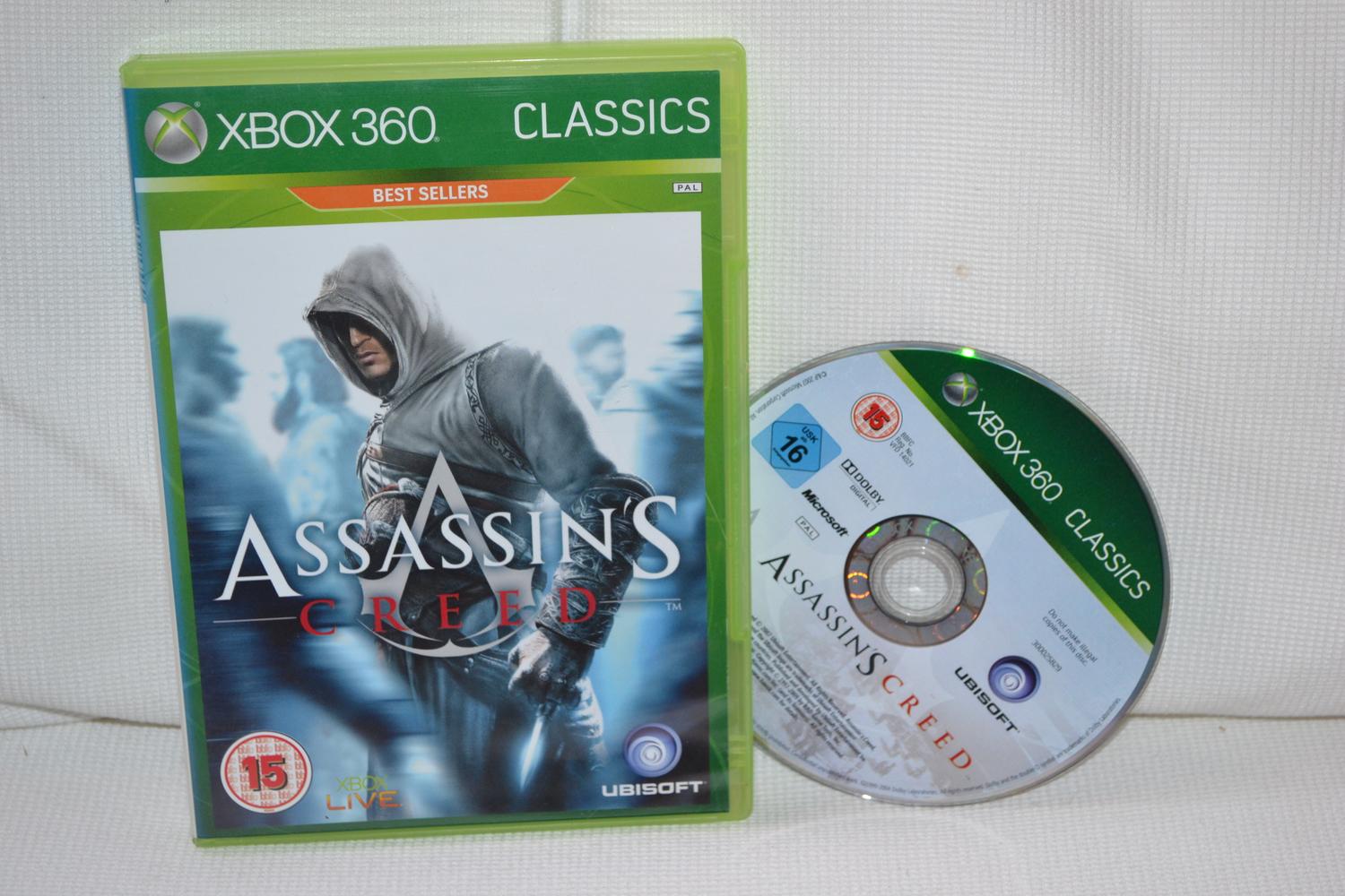 Assassin's Creed Xbox 360 Classics Utan Manual (Assassins) Fint Skick