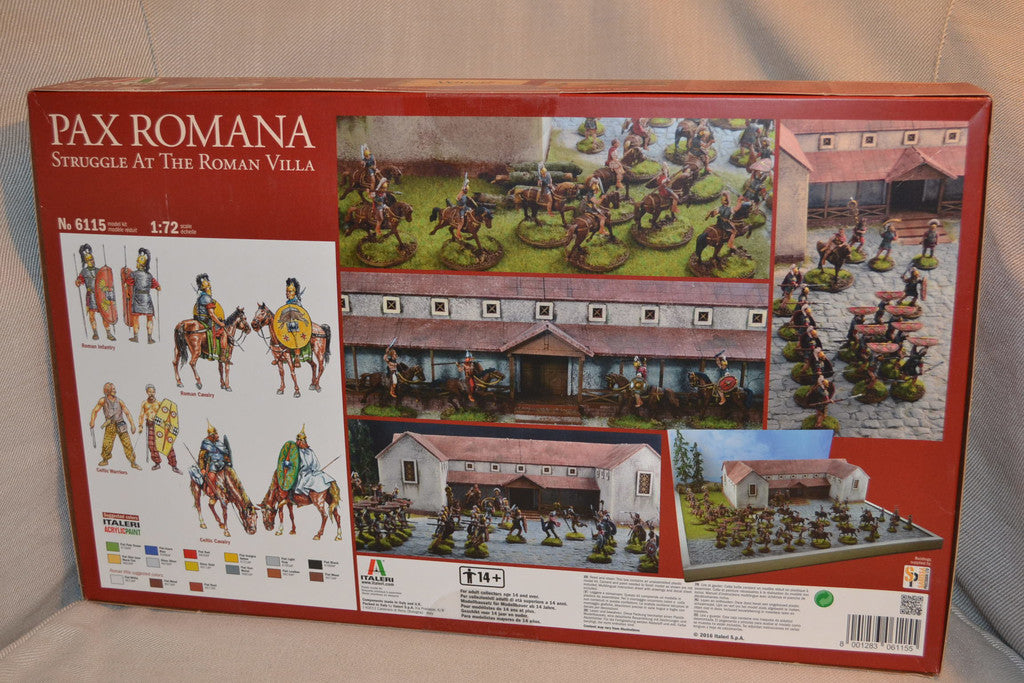 Pax Romana Battleset 1:72 Italeri IT6115 över 100st Figurer Ny