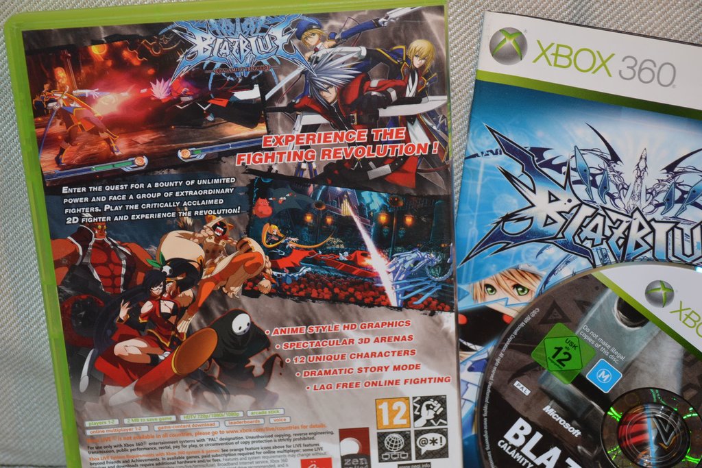 BlazBlue Calamity Trigger Xbox 360 Komplett Fint Skick