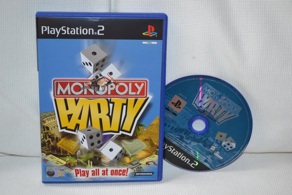 Monopoly Party PS2 Playstation 2 (Utan Manual) Fint Skick