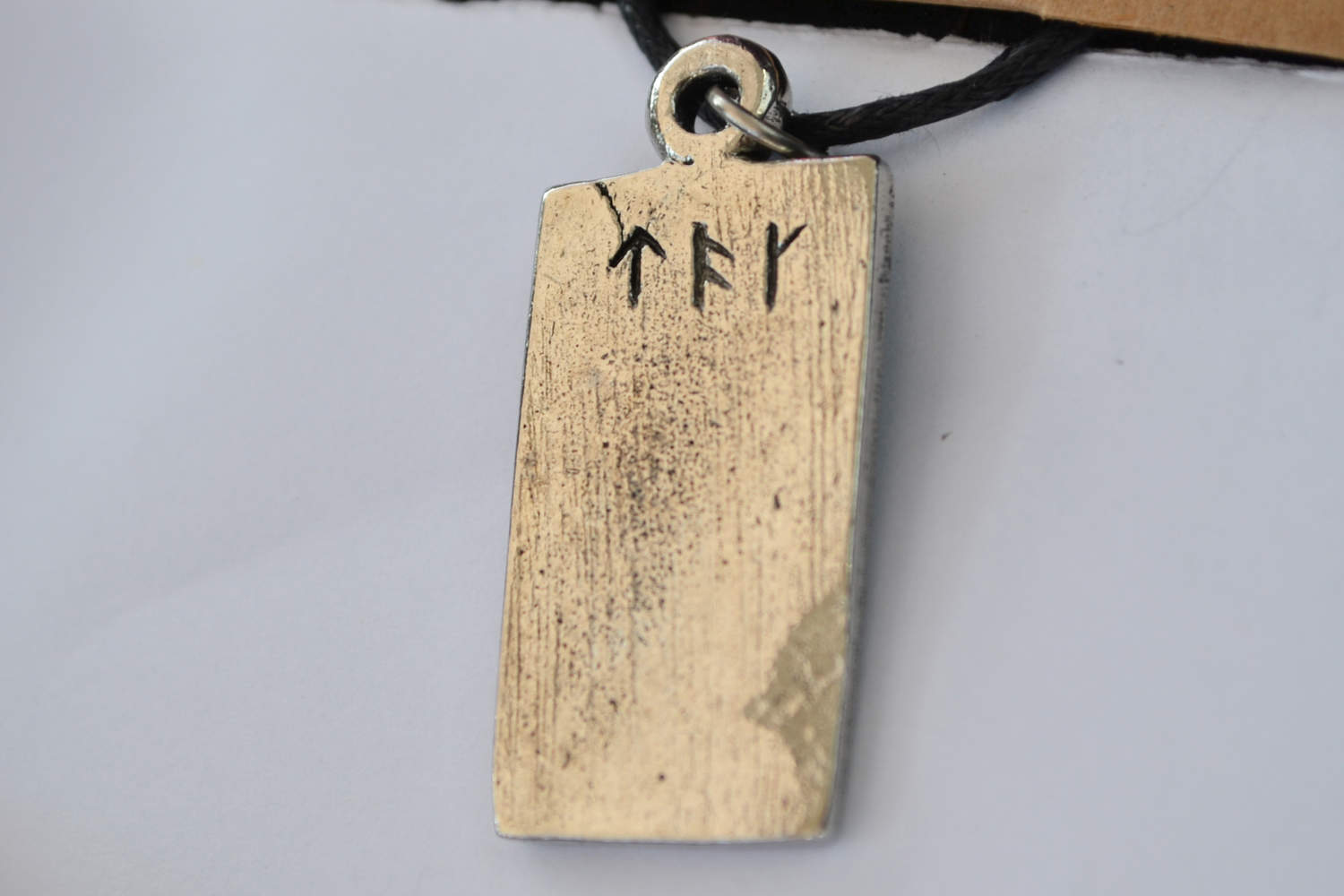 Bricka m. Keltiska Knutar (Piktisk) Halsband Viking (Tenn Handgjord) Smycke Ny