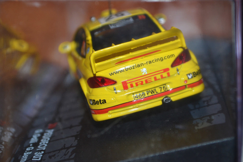 Peugeot 307 WRC #25 Galli/Bernacchini Gul 1:43 Rally Argentina