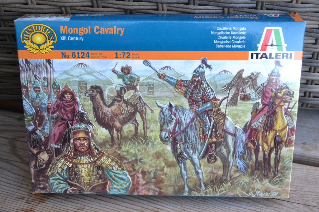Mongol Cavalry Kavalleri Hästar mm. 1:72 Italeri 6124 (15st