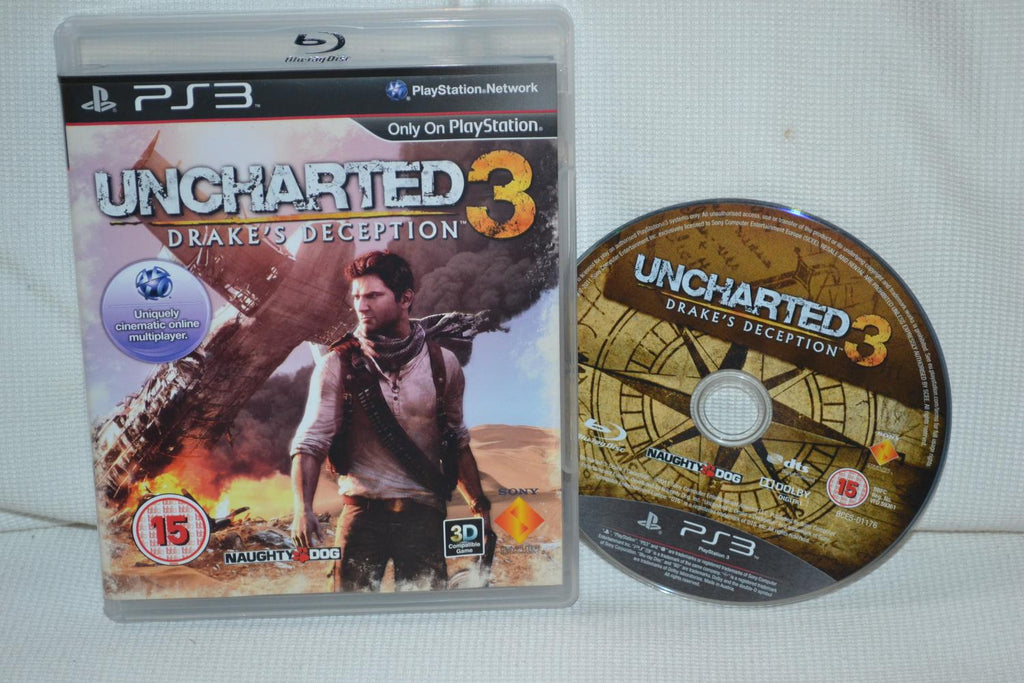 Uncharted 3 Drakes Deception PS3 Playstation 3 (Utan Manual) Fint Skick