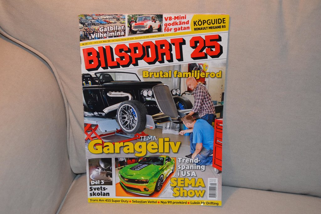 V8-Mini, Renault Megane RS, Svets-skolan (Bilsport nr 25 2011) OK Skick