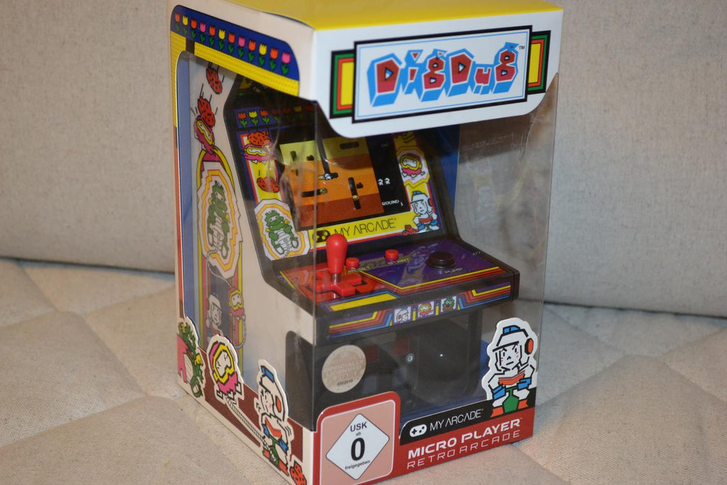 Mini Arkadmaskin Dig Dug My Arcade Micro Player 16cm Ny