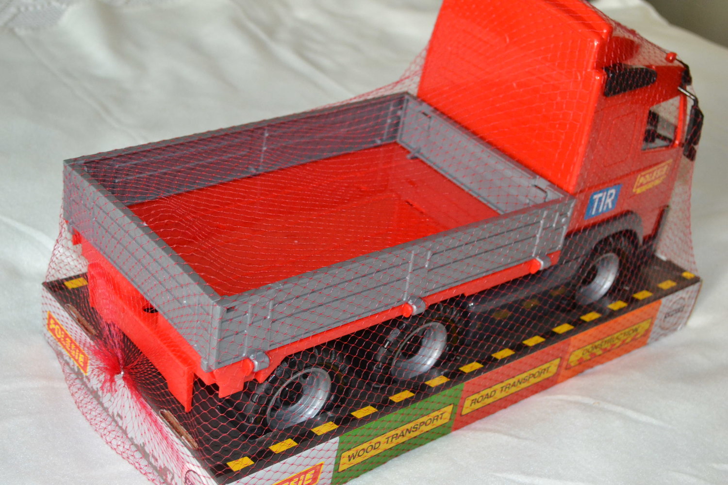 Volvo Lastbil Röd Flak 1:16 Polesie 45cm Ny