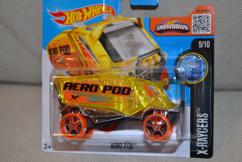 Aero Pod (Hot Wheels 2016) 1:64 X-Raycers 9/10 Transparant N