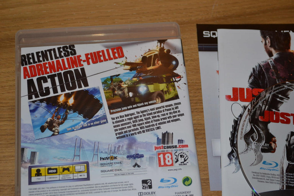Just Cause 2 PS3 Playstation 3 Komplett Fint Skick