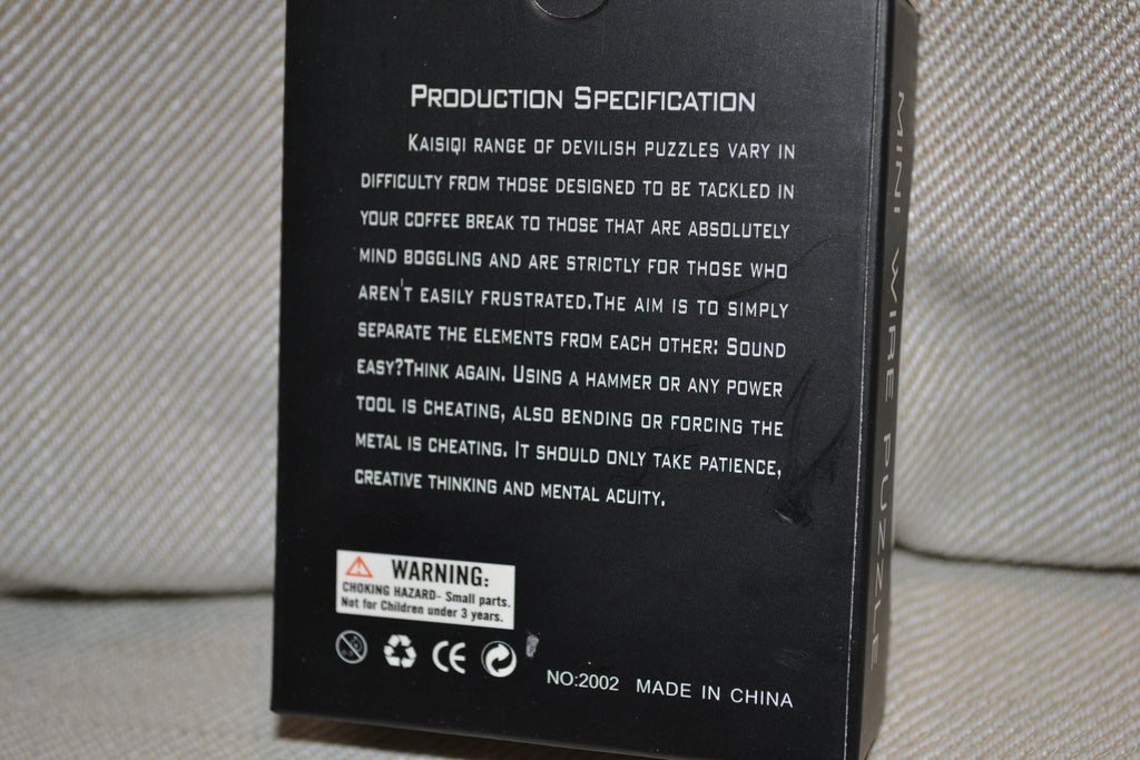 Mini 3D Pussel i Metall, Simpel (Kaisiqi Puzzles) Braintwist